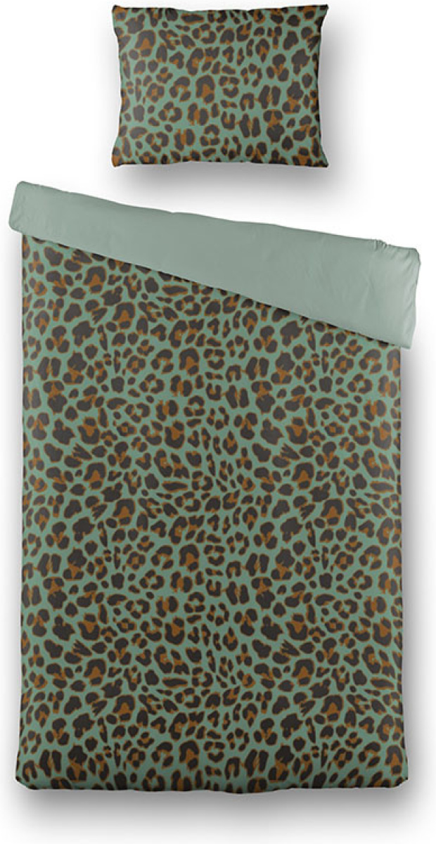 Byrklund Lazy Leopard Lits-jumeaux (240 x 220 cm + 2 kussenslopen) Dekbedovertrek