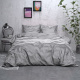 Sleeptime Elegance Satijn Geweven Uni - Zilver Lits-jumeaux (240 x 220 cm + 2 kussenslopen) Dekbedovertrek