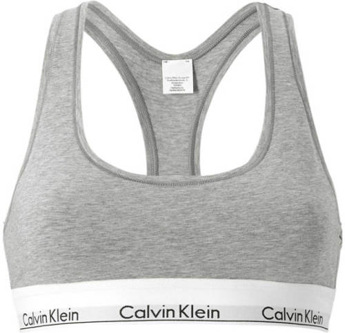 Calvin klein UNDERWEAR bralette grijs melee