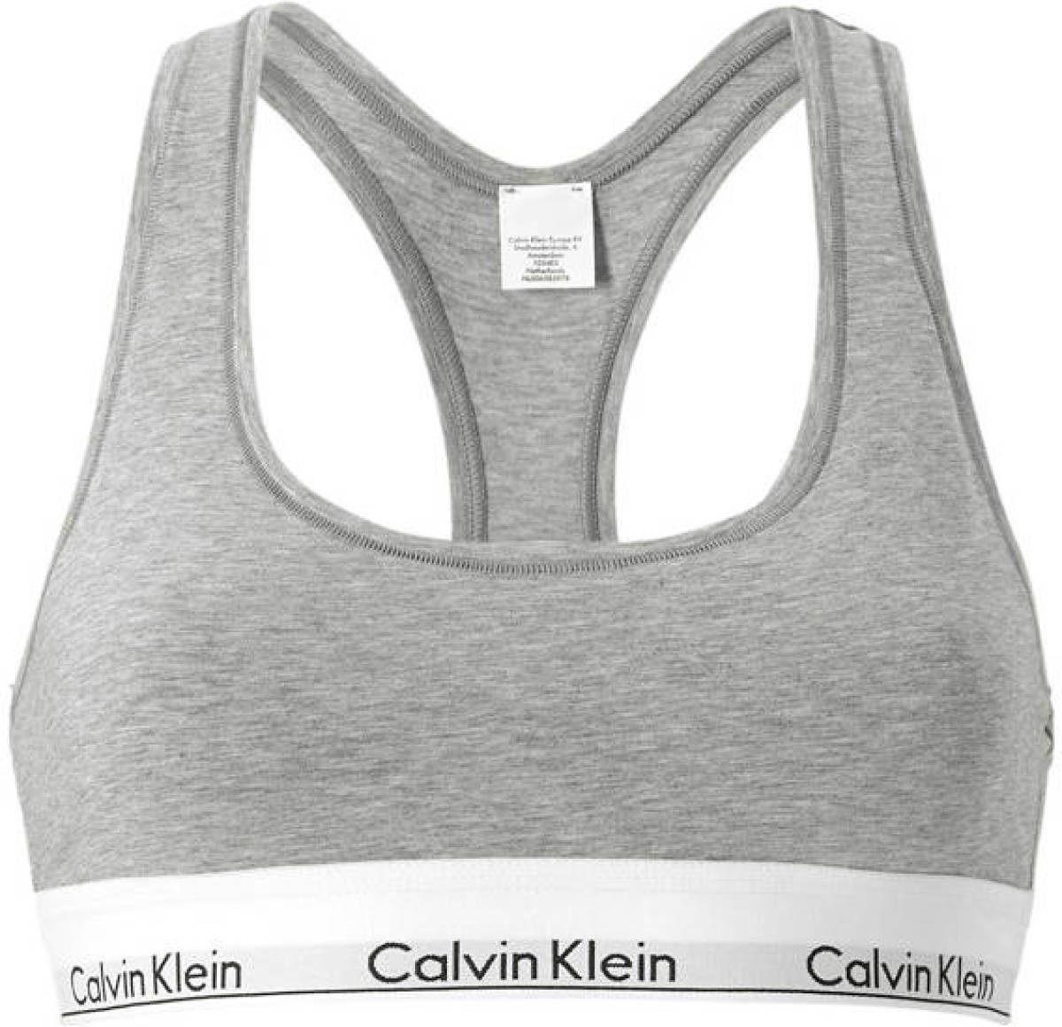 Calvin klein UNDERWEAR bralette grijs melee