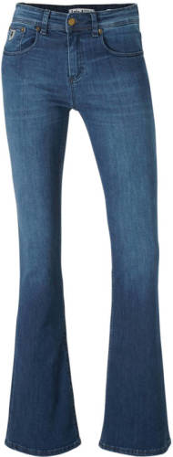 Lois high waist flared jeans teal stone