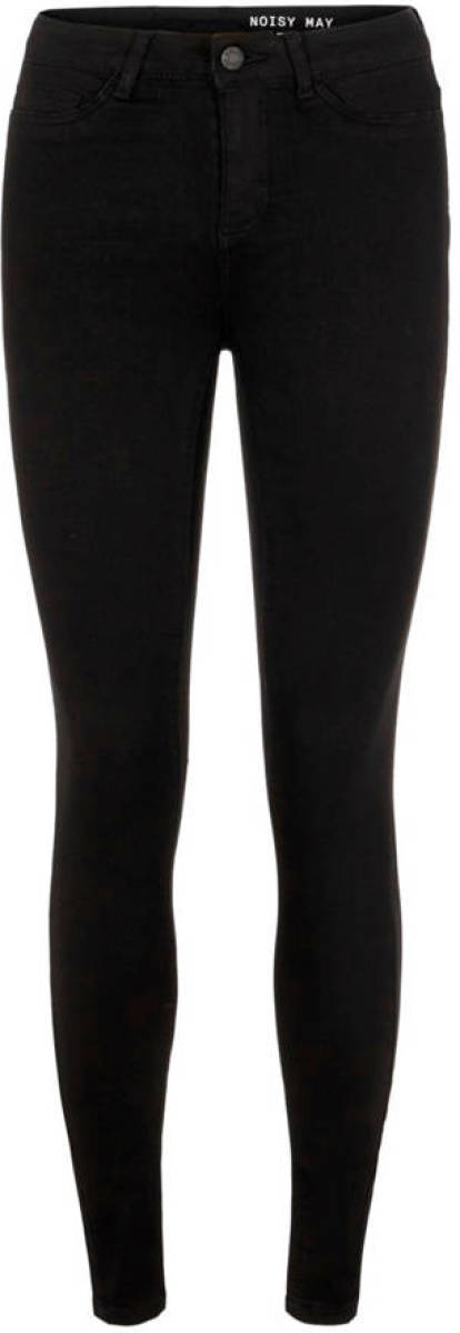 NOISY MAY high waist skinny jeans zwart