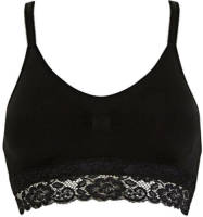 MAGIC Bodyfashion bh zonder beugel Comfort Bra Lace zwart