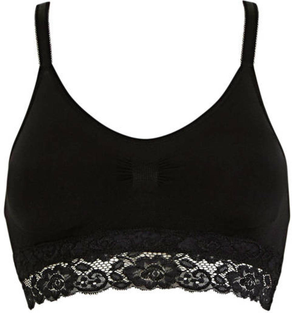 MAGIC Bodyfashion bh zonder beugel Comfort Bra Lace zwart