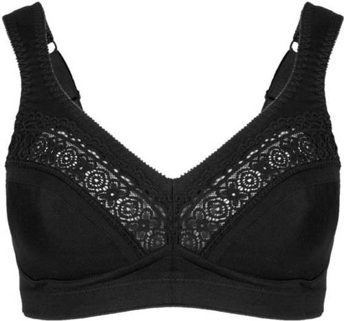 Swegmark bh zonder beugel Cotton Stars zwart