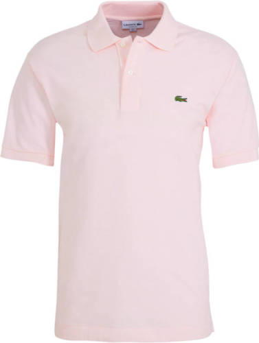 Lacoste regular fit polo lichtroze