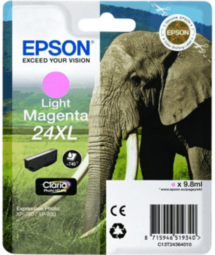 Epson 24 XL Inktcartridge Licht Magenta C13T24364010