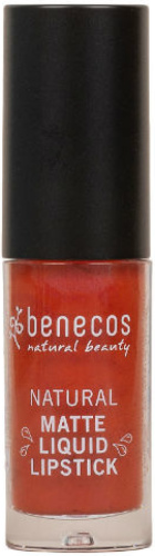 Benecos Natural Liquid Lipstick  Matte - Trust in Rust