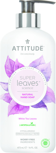 Attitude Natuurlijke Handzeep - White Tea Leaves