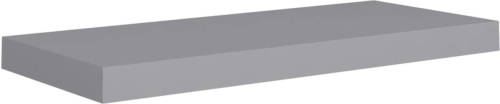 VidaXL Wandschap zwevend 60x23,5x3,8 cm MDF grijs