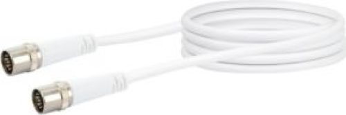 Schwaiger KDSK15 042 coax-kabel 1,5 m F Wit