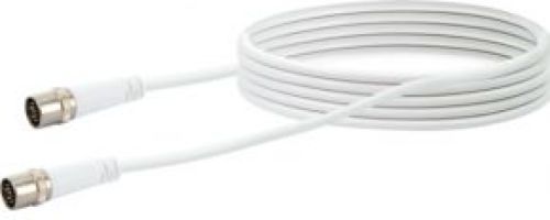 Schwaiger KDSK50 042 coax-kabel 5 m F Wit