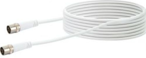 Schwaiger KDSK75 042 coax-kabel 7,5 m F Wit