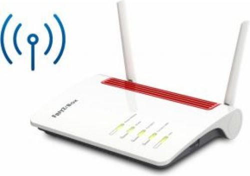 AVM FRITZ!Box 6850 LTE draadloze router Gigabit Ethernet Dual-band (2.4 GHz / 5 GHz) 3G 4G Rood, Wit