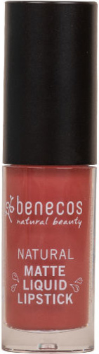 Benecos Natural Liquid Lipstick  Matte - Rosewood Romance