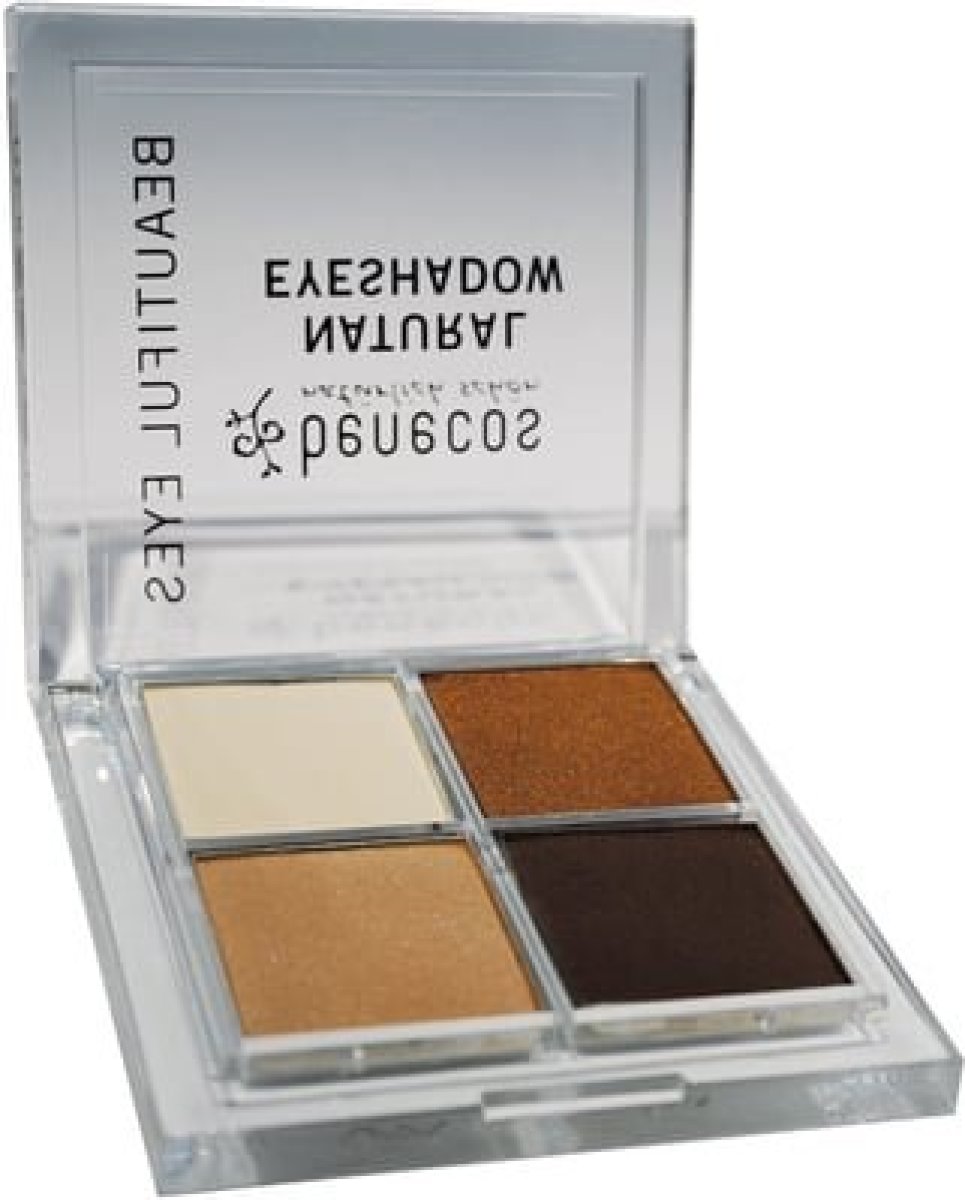 Benecos Natuurlijke Oogschaduw Quatro - Coffee and Cream