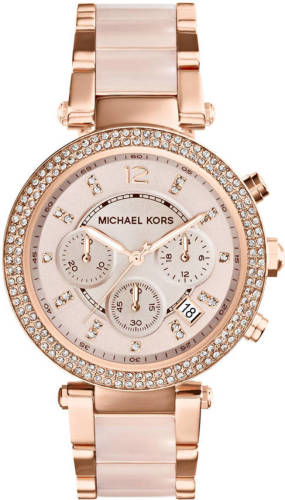 Michael Kors horloge MK5896 Parker rosé