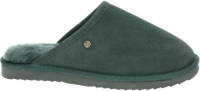 Warmbat Australia gevoerde suède pantoffels grijs