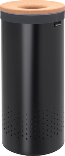 Brabantia Wasbox 35 liter met kurken deksel - Matt Black