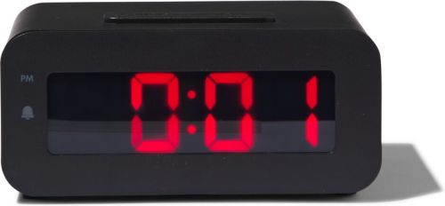 HEMA Wekker Digitaal LED Met Snoer (zwart)
