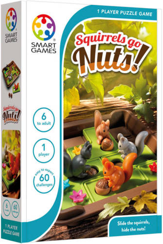 SmartGames squirrels go nuts 60 opdrachten denkspel