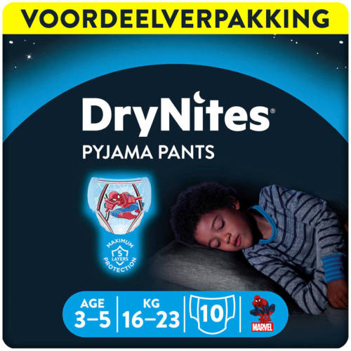 Huggies DryNites Pyjama Pants Boy 3-5 Years (16-23kg) 3 pakken