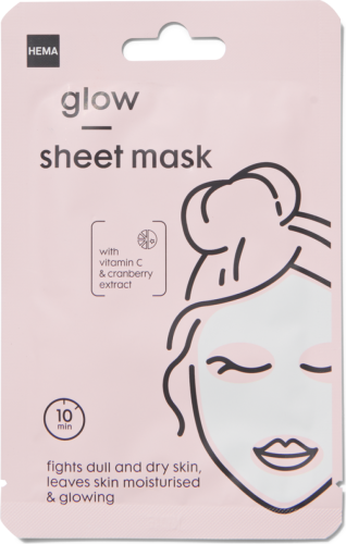 HEMA Sheet Gezichtsmasker - Glow