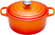 Le Creuset Ronde Stoof-/Braadpan 24 cm Oranje-rood