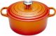 Le Creuset Ronde Stoof-/Braadpan 24 cm Oranje-rood