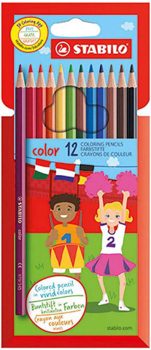 Stabilo Color kleurpotloden (12 st.)