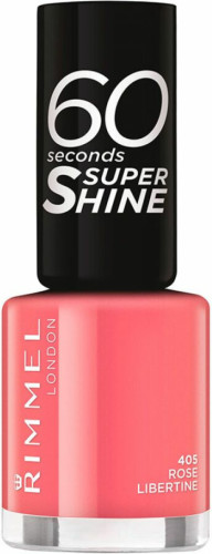 Rimmel London 60 seconds supershine nagellak - 405 Rose Libertine - 3 stuks voordeelverpakking