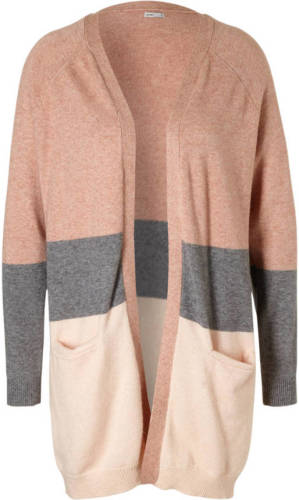 Only Long Knitted Cardigan Dames Roze