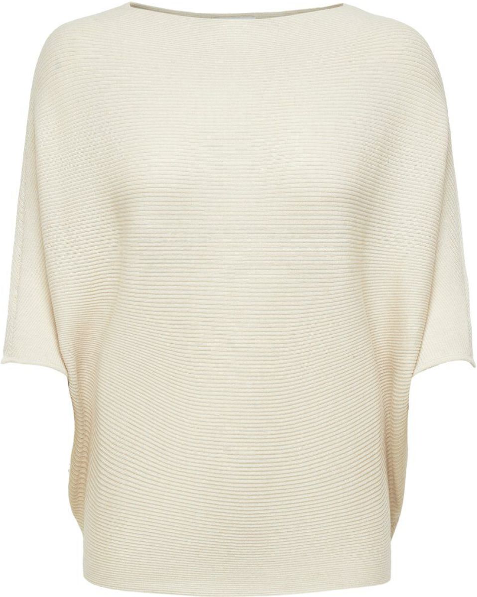 Only Vleermuismouw Gebreide Trui Dames Beige