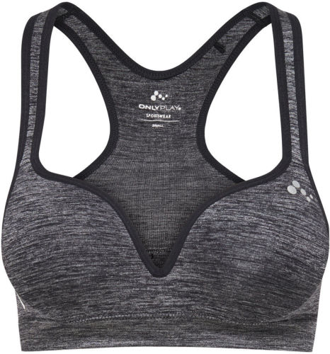 Only Naadloze Sport Bh Dames Zwart