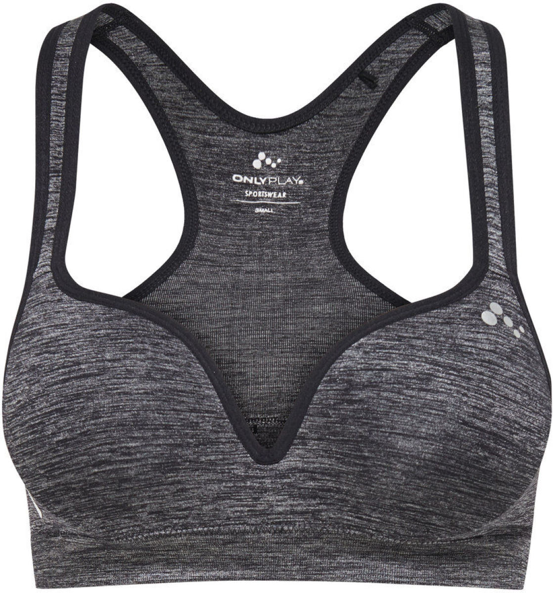 Only Naadloze Sport Bh Dames Zwart