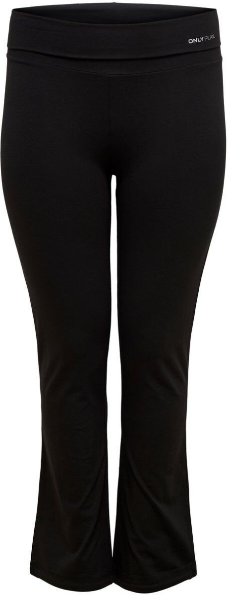 Only Curvy Omslag Jazz Sportbroek Dames Zwart