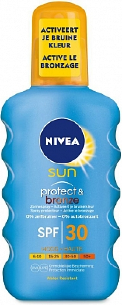 Nivea Sun Zonnebrand Protect En Bronze Zonnespray Factorspf30