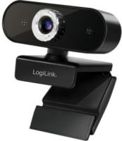 LogiLink UA0371 webcam 3 MP 1920 x 1080 Pixels USB 2.0 Zwart, Zilver