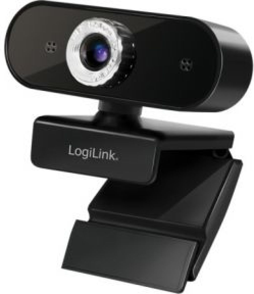 LogiLink UA0371 webcam 3 MP 1920 x 1080 Pixels USB 2.0 Zwart, Zilver