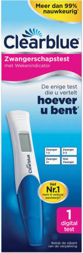 Clearblue zwangerschapstest met wekenindicator - 1 digitale test
