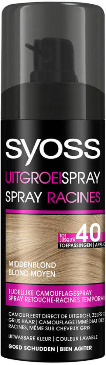 Syoss Uitgroeispray - Middenblond
