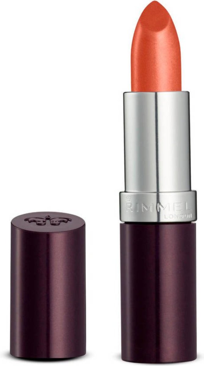 Rimmel London Lasting Finish Lipstick 210 Coral In Gold
