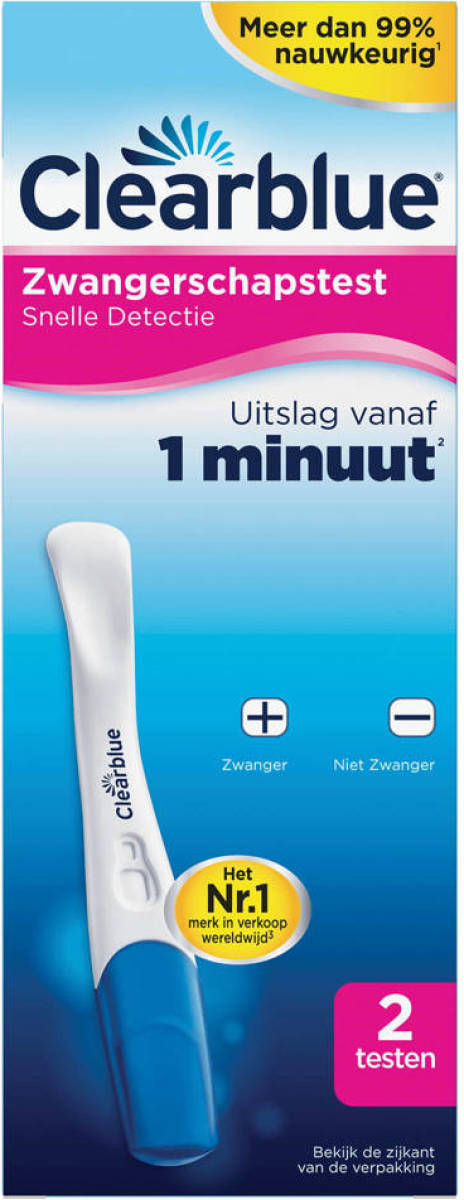 Clearblue zwangerschapstest Snelle Detectie - 2 testen