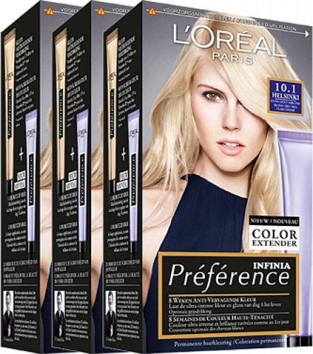 Loreal Paris Preference Infinia 10.1 Helsinki Extra Licht Asblond Voordeelverpakking