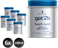 Schwarzkopf Got2b Beach Matt Paste - 6x 100ml multiverpakking