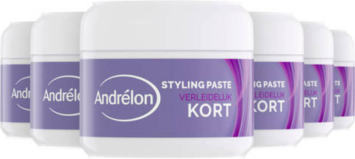 Andrelon Styling Verleidelijk Kort Shaper paste - 6 x 125 ml