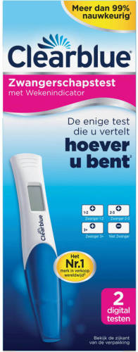 Clearblue zwangerschapstest met wekenindicator - 2 digitale testen