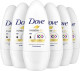 Dove Invisible Dry anti-transpirant roller - 6 x 50 ml