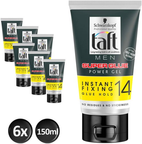 Schwarzkopf Taft Styling Super Glue Tube - 6x 150ml multiverpakking