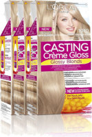 Loreal Paris Casting Creme Gloss 1010 Extra Licht Asblond Voordeelverpakking